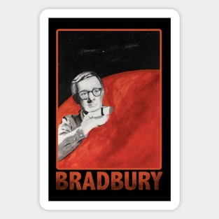 Ray Bradbury on Mars- Text Design Magnet